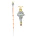 Drum Major's Mace | Silver-Gold | Chased